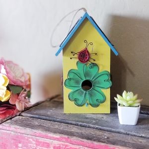 Ladybug bird house